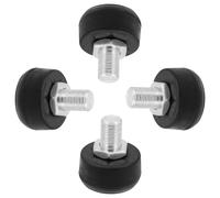 ELAYARD 4 Pièces Patins à Roulette Caoutchouc Freins Arrêt Silencieux Antidérapants pour Patins Roller Protection Pointe avec Système de Freinage Sécurisé Accessoires de Rechange pour