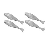 ELAYARD 4 pièces Pince à Épiler Poisson Inox Multifonction Accessoire Cuisine Pratique pour Retirer Arêtes et Poils Pinces Épiler Compactes et Faciles à Nettoyer