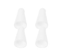 ELAYARD 4 Pièces Pointe de Remplacement du Stylet étui Anti-dérapant pour Stylo Couverture de Stylet antidérapantes remplacements de Pointes de Crayon Gel de silice Blanche