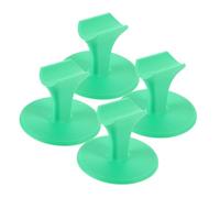 ELAYARD 4 Pièces Stabilisateur de manucure porte-doigts pour ongles support à ongles pour entraînement stand de peinture au doigt outils de polissage pla Vert