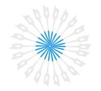 ELAYARD 40 pièces Brosses Interdentaires Silicone Nettoyage Manuel des Espaces Interdentaires Brossettes Bleues pour Hygiène Buccale Confortable et Prévention des Problèmes Dentaires