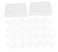 ELAYARD 40 pièces Palette de Maquillage Transparente pour Blush et Highlighter Boîte DIY pour Femmes et Filles Palette Vide pour Poudre Fard à Paupières