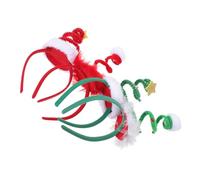 ELAYARD 4pièces Bandes pour Cheveux Garçon Fille Décorations de Noël Accessoires pour Cheveux Ornements de Noël Coiffes pour Garçon Fille