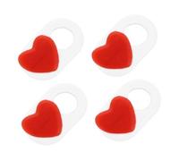ELAYARD 4pièces Couvercle De Webcam Cœur De Vie Privée pour Ordinateurs Portables Et Tablettes Glissière Facile à Utiliser Design Unique pour Sécuriser Votre Numérique