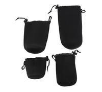 ELAYARD 4pièces Pochettes Étanches Néoprène pour Objectifs De Caméra De Rangement Protecteur pour Objectifs DSLR De De