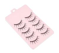 ELAYARD 5 Faux Cils Multicouches Effet Naturel et pour Regard Éblouissant Paquet