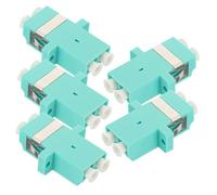 ELAYARD 5 Pièces Adaptateur Lc Lc Duplex Connecteur Femelle à Femelle Coupleur Robuste pour Réseaux Télécoms Catv et Fibre Lan Installation Rapide Usage Professionnel et DIY Résistance