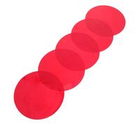 ELAYARD 5 Pièces Film Diffuseur Lumineux Auto Adhésif Rouge Film Gel Correction Couleur pour Lampes et Spots de Gel Colorées pour Ambiance Intérieure