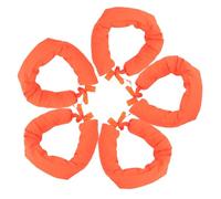 ELAYARD 5 pièces Sacs Poids Réfléchissants pour Cônes de Signalisation Lot de Lestage Tissu Orange Stabilité et Résistance Au Vent pour Installation Routière Allée Chantier et Sport