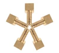 ELAYARD 5 Pièces Vis Dajustement pour Archet de Violon Alto et Violoncelle Métal Lot de Accessoires de Réparation pour Instruments à Cordes Stabilité Professionnelle et Transmission Sonore