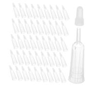 ELAYARD 50 pièces Embouts de Distribution Liquide Remplaçants pour de Tpe Transparent Compact et Pratique pour Éviter Salissures