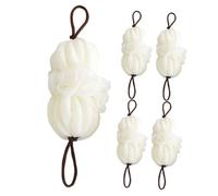 ELAYARD 5pièces Éponge De Bain Luffa Set De Éponges De Douche Exfoliante Pour Corps Douce Et Pratique Nettoie Et Masse La Peau