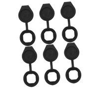ELAYARD 6 pièces Cache Étanche pour Serrure à Came Protection Pluie Plastique Diamètre Intérieur pour Boîtes de Distribution Armoires de Commutation et Serrures Extérieures Résistant