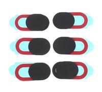 ELAYARD 6 pièces Cache Webcam Coulissant Protection Vie Privée pour Ordinateur Portable Tablette Smartphone Noir
