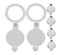ELAYARD 6 Pièces Couvercle de Protection Cuivre pour Visionneuse de Porte Espionnage et Sécurité Protection pour Appartement et Hôtel Installation Facile