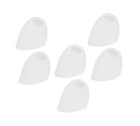 ELAYARD 6 Pièces Lot de Abat Jours Plastique Blanc Diffuseur Lumineux Décoratif pour Lampe Murale Suspension et Lampe de Table Protection Oculaire et Ambiance Chaleureuse