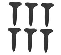 ELAYARD 6 pièces Peigne à Sourcils Silicone Brosse Coiffante Réutilisable pour Maquillage Facile à Tenir pour Filles et Professionnels Sculptant et Adoucissant les Poils Délicats