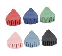 ELAYARD 6 pièces Pinces Cheveux Griffe Irregulières Antidérapantes Lot de Barrettes Clips Sûrs pour Filles Accessoires Pratiques pour Cheveux sans