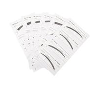 ELAYARD 6 pièces Pochoirs Sourcils Jetables pour Maquillage Autocollants Sourcils Femmes Kit Guide Maquillage Naturel Facile à Utiliser et Pratique