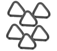 ELAYARD 6 pièces Triangle Aluminium Résistant Clip Escalade pour Randonnée Camping et Porte-clés Léger et Compact pour Usage Extérieur
