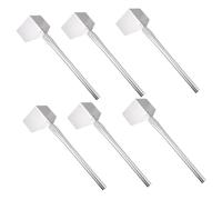 ELAYARD 6 Pièces Truelles Dangle Acier Inoxydable pour Cloison Sèche Outil de Plâtrage Ergonomique pour Angle Intérieur et Extérieur Finition Précise des Murs Protection du Poignet Lors