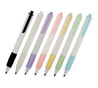 ELAYARD 7 pièces Crayon Automatique Éternel pour Étudiants Crayons sans Encre Multicolores Pratique pour École et Bureau