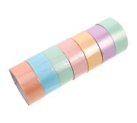 ELAYARD 7Roll Ruban Adhésif Coloré Arc-ciel Ruban de Bricolage Polyvalent Adhésif Résistant pour Arts Décoration Organisation Scolaire et Projets Créatifs