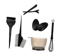 ELAYARD 8 pièces Kit de Teinture Cheveux Professionnel avec Brosses et Bol Mélangeur Outils de Coloration pour Salon et Usage Domestique Adapté Cheveux Courts Longs Bouclés et Raides