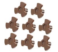 ELAYARD 8 Pièces Plateau Tournant Pour Micro-ondes Coupleur Plastique Support De Guidage De Plateau De Rechange Pour Micro-ondes