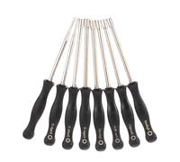 ELAYARD 8 Pièces Tournevis Carburateur Kit Professionnel Multi Embouts pour Réparation Tronçonneuse Débroussailleuse Haie et Outil Mécanique