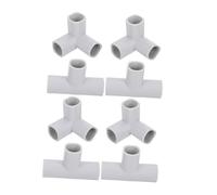 ELAYARD 8 Pièces Tube De Raccordement Barre Bébé Forme Pièces De Rechange Enceinte Clé À Stylo De Jeu pour Bébé Nourrisson Accessoires De Parc Enfant Gris Clair Plastique