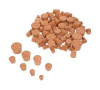 ELAYARD 80 Pièces Lot Bouchons Coniques Liège Naturel pour Bouteilles et Bocaux Bouchons Réutilisables pour Fermentation Design Élégant et Ajustement Précis
