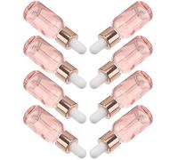 ELAYARD 8pièces Flacons Verre à Pipette Pour Huile Essentielle Bouteilles Délicates Anti-fuites Portables Et Adaptées Au Voyage