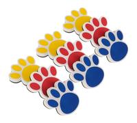 ELAYARD 9 Pièces Lot de Mini Gommes Magnétiques Forme de Griffe pour Tableau Blanc Effaçable à Sec Effaceurs Portables pour École Bureau et Maison Prise Confortable et Nettoyage Rapide