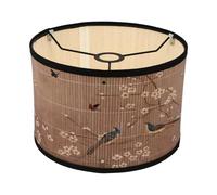 ELAYARD Abat Jour Bambou Style Chinois Abat Jour Suspendu pour Lampe de Maison Remplacement Décoratif et Facile à Installer