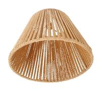 ELAYARD Abat Jour Rotin Vintage Tressé pour Lampe de Chevet Boho Abat Jour de Remplacement pour Lampe de Table Décoration Murale et Lampadaire Style