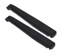 ELAYARD Accoudoirs de Chaise Pliable Noirs 1 Paire Vis de Fixation, Coussinets Ergonomiques en Plastique Rigide pour Fauteuil de Bureau, Chaise de Plage et Fauteuil Inclinable, Accessoire