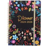 ELAYARD Agenda Spirale Planificateur Portable pour Budget et Emploi Du Cahier de Planification Financière Résistant Carnet pour Suivi des Dépenses