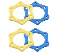 ELAYARD Anneaux de Protection Anti-Roulis pour Microphone sans Fil 4 Pièces en Caoutchouc, Accessoires Solide pour Scène et Conférences Couleurs Distinctives