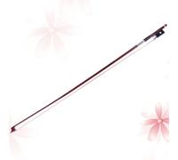 ELAYARD Archet de Violon 1/4 en Bois du Brésil Octogonal Baguette en Ébène Légère et Résistante Parties de Violon Ébène Débutant Élève