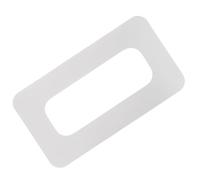 ELAYARD Autocollant Aileron Central de Paddle Gonflable Gris Clair, Patch Adhésif pour Rainure de Gouvernail, Base Protectrice Étanche pour Planche de Surf, Kayak et Stand Up Paddle,