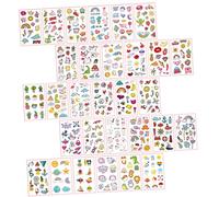 ELAYARD Autocollants De Tatouages Temporaires Jolis Et Amovibles 60 Pièces Tailles Variées Pour Filles Décoration Corps Visage Bras Poignets