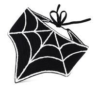 ELAYARD Bandana Triangle Toile Daraignée Halloween Tissu Bandeau Cheveux Crochet Ajustable Foulard Décoratif Confortable et Respirant