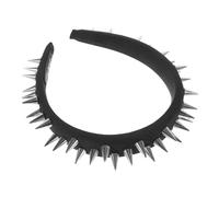 ELAYARD Bandeau Clouté Noir Style Punk pour Femmes Serre-tête Antidérapant Résistant avec Rivets Accessoire Mode pour Festivals et Usage Quotidien