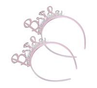 ELAYARD Bandeau de Mariée pour Mariage 2 Pièces Inscription Bride Blanc, Accessoire pour Cheveux de Mariée, Enterrement de Vie de Jeune Fille et Photos de Mariage