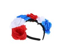 ELAYARD Bandeau Floral Rose pour Cheveux Accessoire Halloween Élégant pour Femme et Fille Couronne de Fleurs Décorative pour Festivals et Déguisements