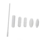 ELAYARD Barres Dagitation Magnétique Ptfe Blanches de Barre pour Laboratoire Résistance Corrosion pour Chimie et Brassage Maison