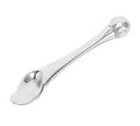 ELAYARD Bâton de Massage Yeux en Métal Roll-on 1 Unité Forme Feuille Applicateur Crème Visage Contour Yeux Relaxation Soin Quotidien