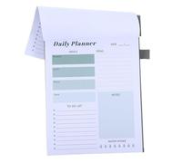 ELAYARD Bloc-notes Agenda Quotidien A5 Pages Détachables, Planificateur de Travail Vert à Points et Lignes Horizontales, Carnet Multifonction pour Organisation Scolaire et Bureau,