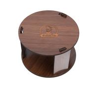 ELAYARD Boîte à Bandes pour Cou de Barbier en Bois Distributeur de Bandes en Papier Porte-Bandes Pratique pour Salon de Coiffure Rangement Jetable pour Cou Accessoire Coiffure Solide